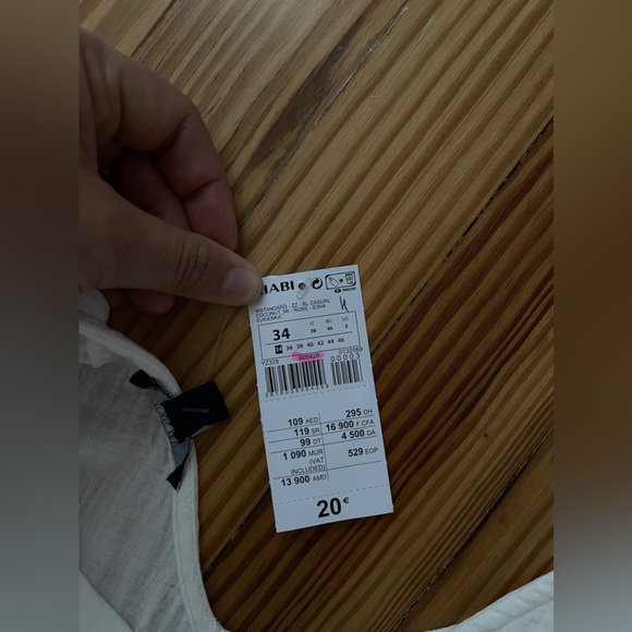 White cotton summer dress, Kiabi French brand, feminine, beach vibes,Santorini✈️ - Picture 13 of 13